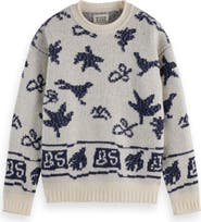 Scotch & Soda Jacquard Crewneck Sweater