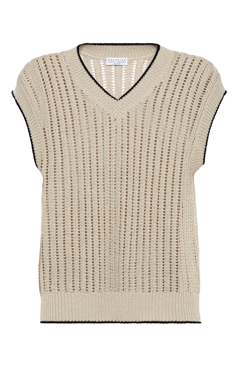 Brunello Cucinelli Vest with monili, Main, color,