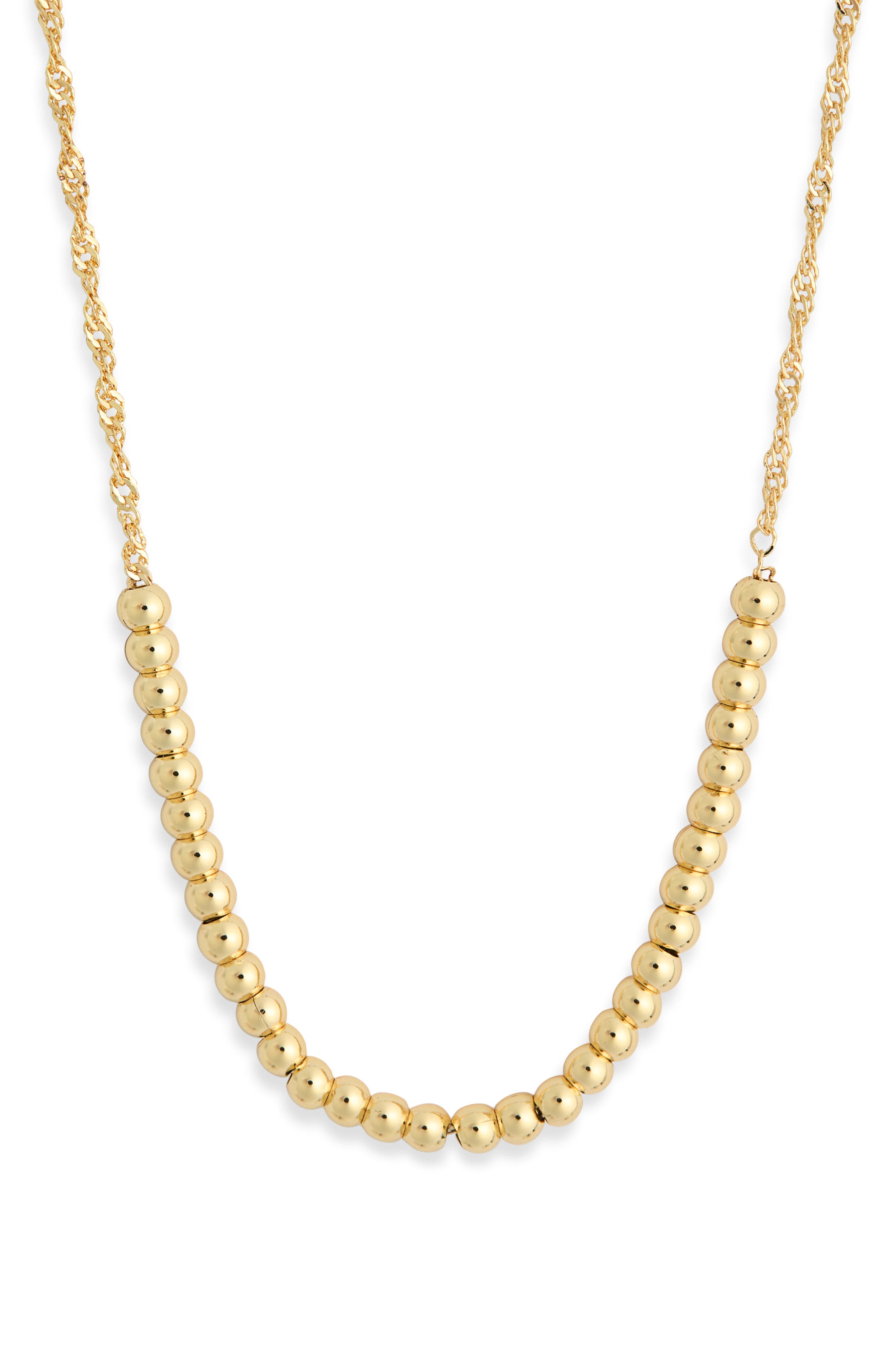 NORDSTROM RACK Demi Fine Ball Chain Necklace