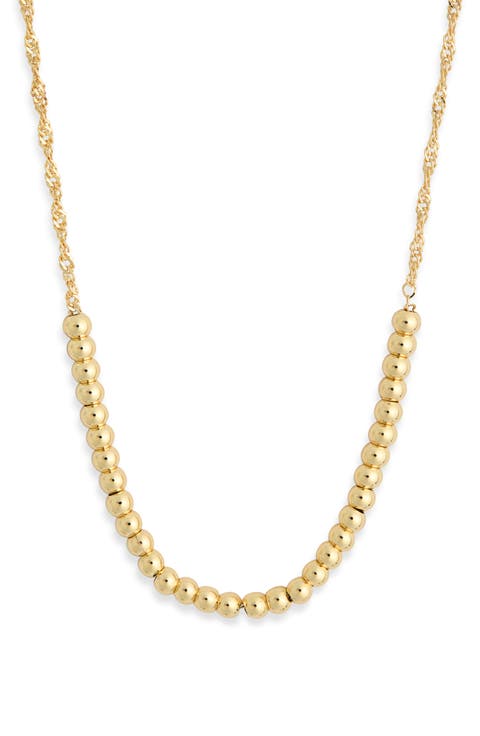 Demi Fine Ball Chain Necklace