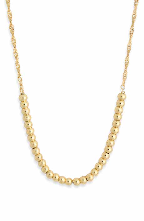 NORDSTROM RACK Demi Fine Ball Chain Necklace