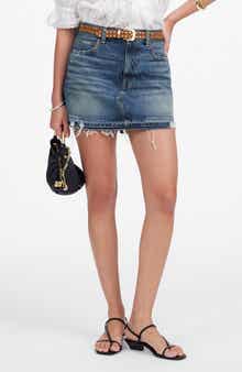 Madewell Postage Stamp Denim Mini Skirt