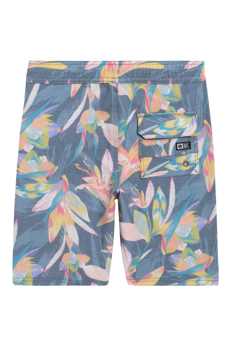 Kids' Crew Volley Swim Trunks, Alternate, color, DARK SHADOW