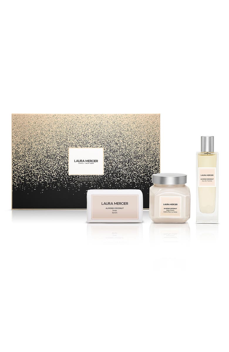 Laura Mercier Almond Coconut Bath & Body Set USD $151 Value, Main, color,