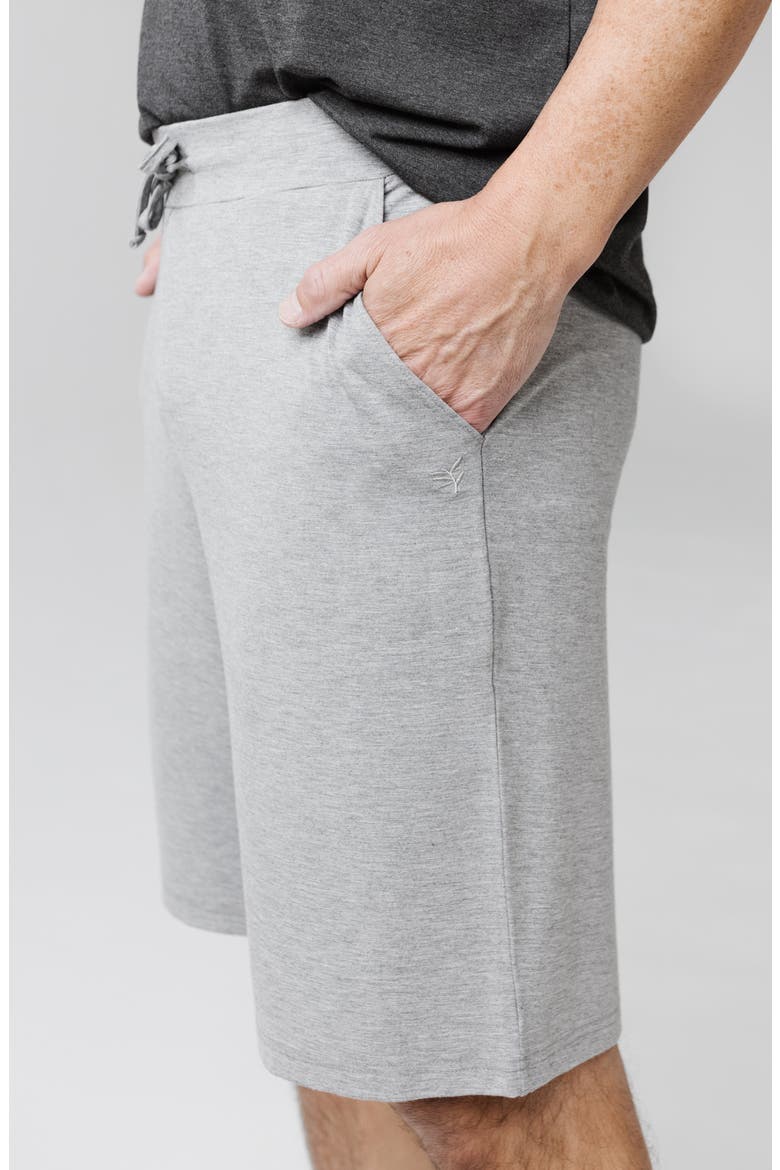 Stretch Lounge Shorts, Alternate, color, HEATHER GREY