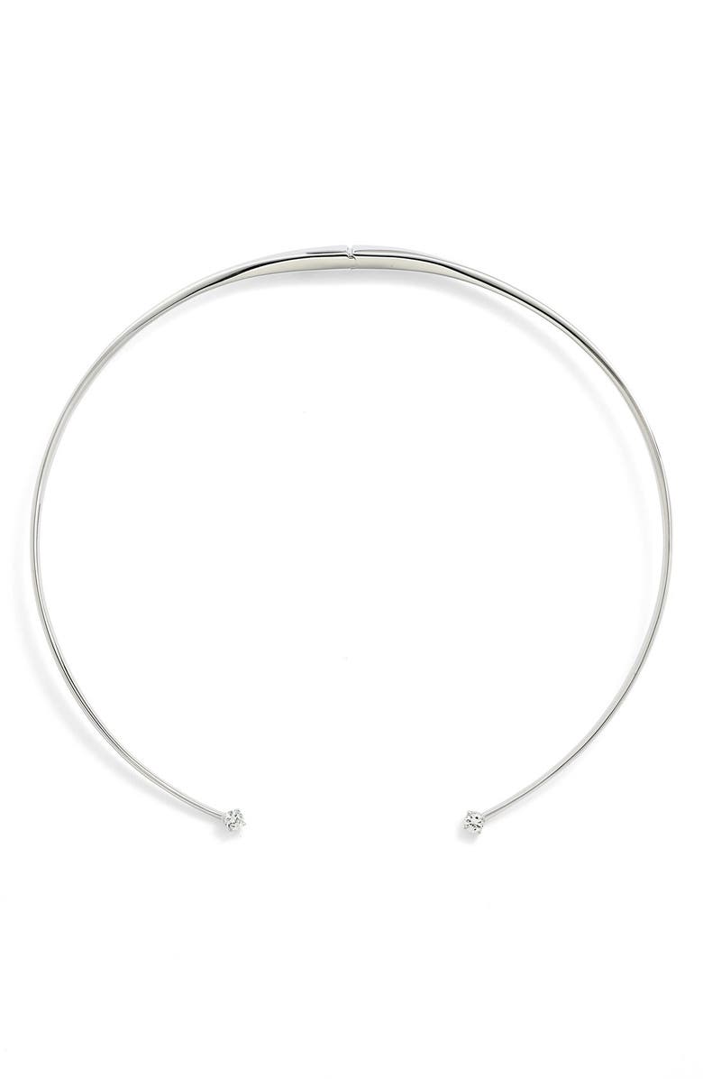 Nadri Cubic Zirconia Collar Necklace, Main, color,