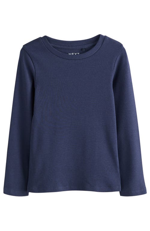 Next Kids' Assorted 4-pack Long Sleeve Rib T-shirts In Multi