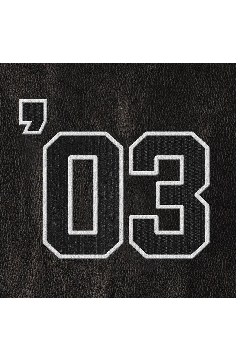 PLEASURES Men's PLEASURES White New York Yankees Full-Snap Varsity Jacket, Alternate, color, 