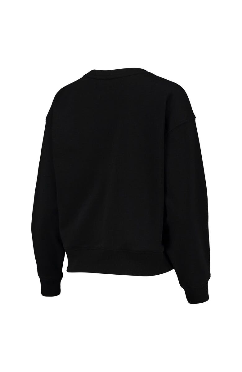 DKNY SPORT Women's DKNY Sport Black Brooklyn Nets Carrie Rhinestone Pullover Sweatshirt, Alternate, color, 