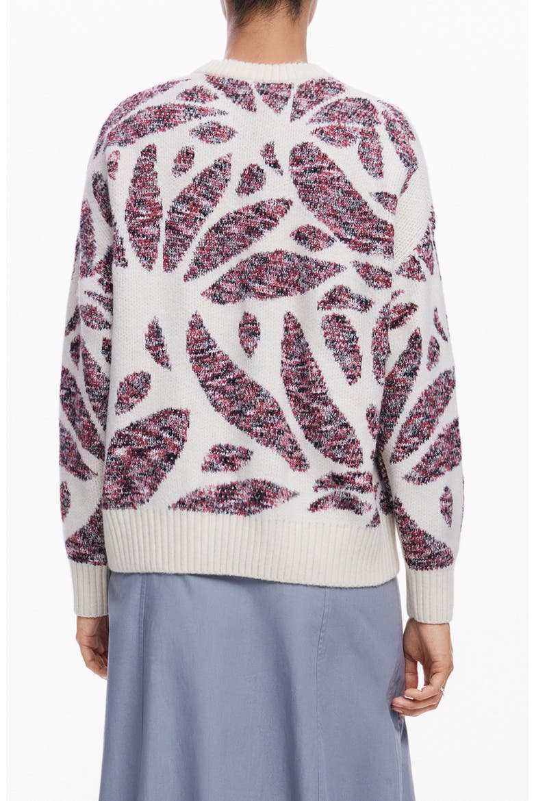 Kamloops Floral Crewneck Sweater, Alternate, color, MATERIAL FINISHES