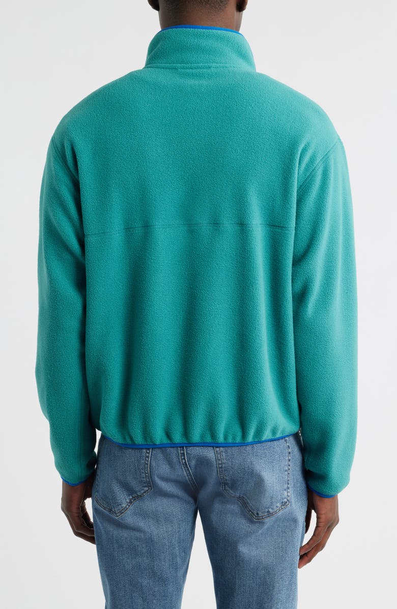 L.L.Bean Classic Fleece Half Snap Pullover, Alternate, color, Rustic Green