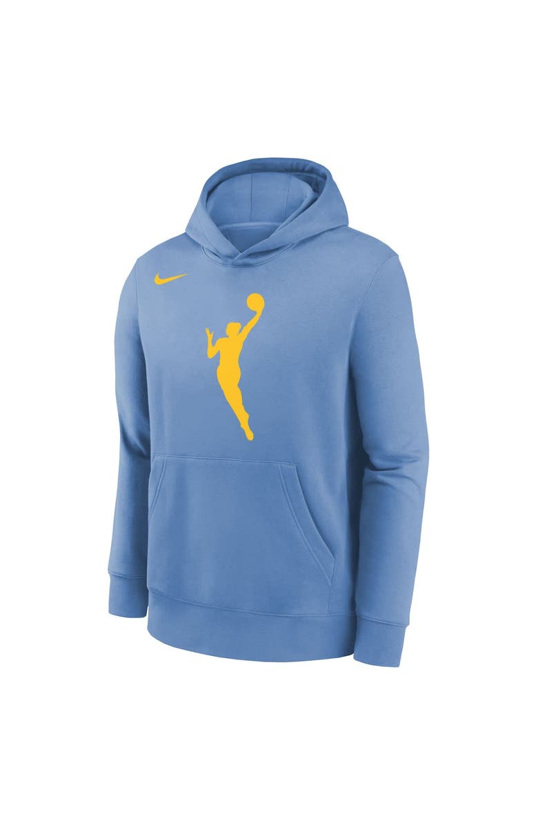 Nike Youth Nike Light Blue WNBA Logo Essential Team Pullover Hoodie, Alternate, color, Light Blue