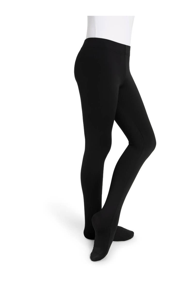 Footed Tights - Boys, Main, color, black