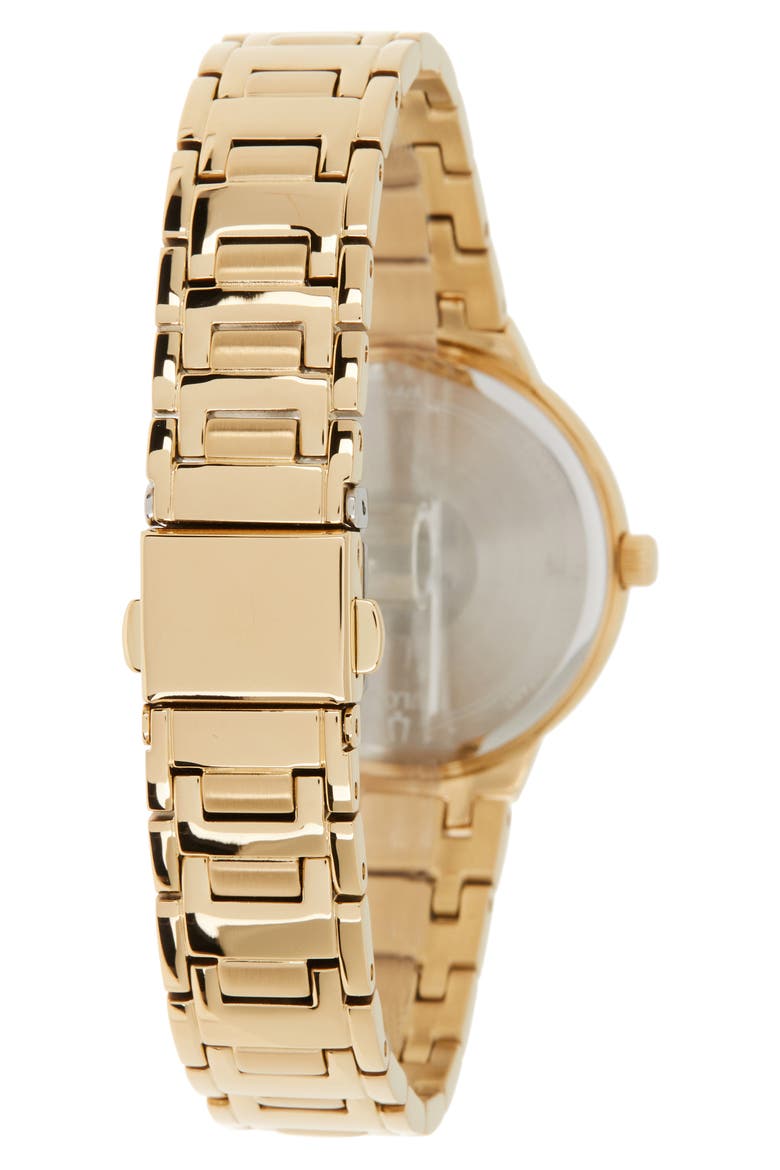Women's Diamond Dial Watch, 32.5mm - 0.0526 ctw, Alternate, color, GOLD-TONE