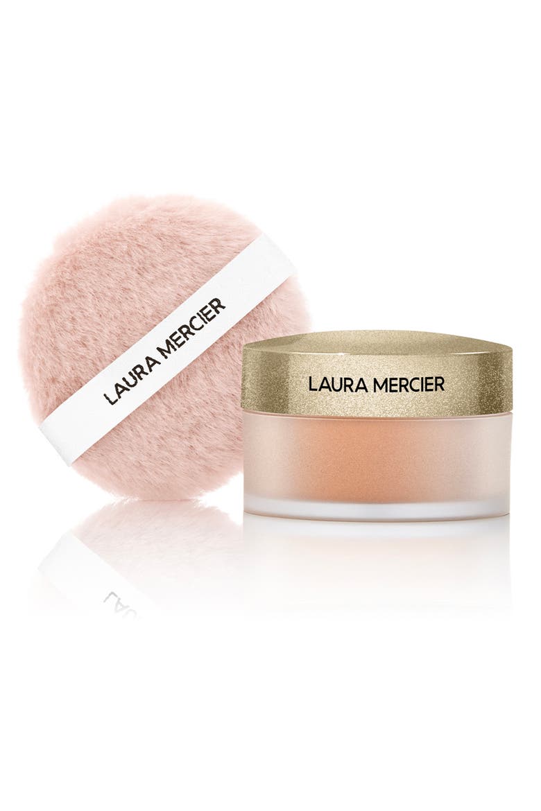 Translucent Loose Setting Powder & Puff Set USD $55 Value, Main, color, MEDIUM/ DEEP