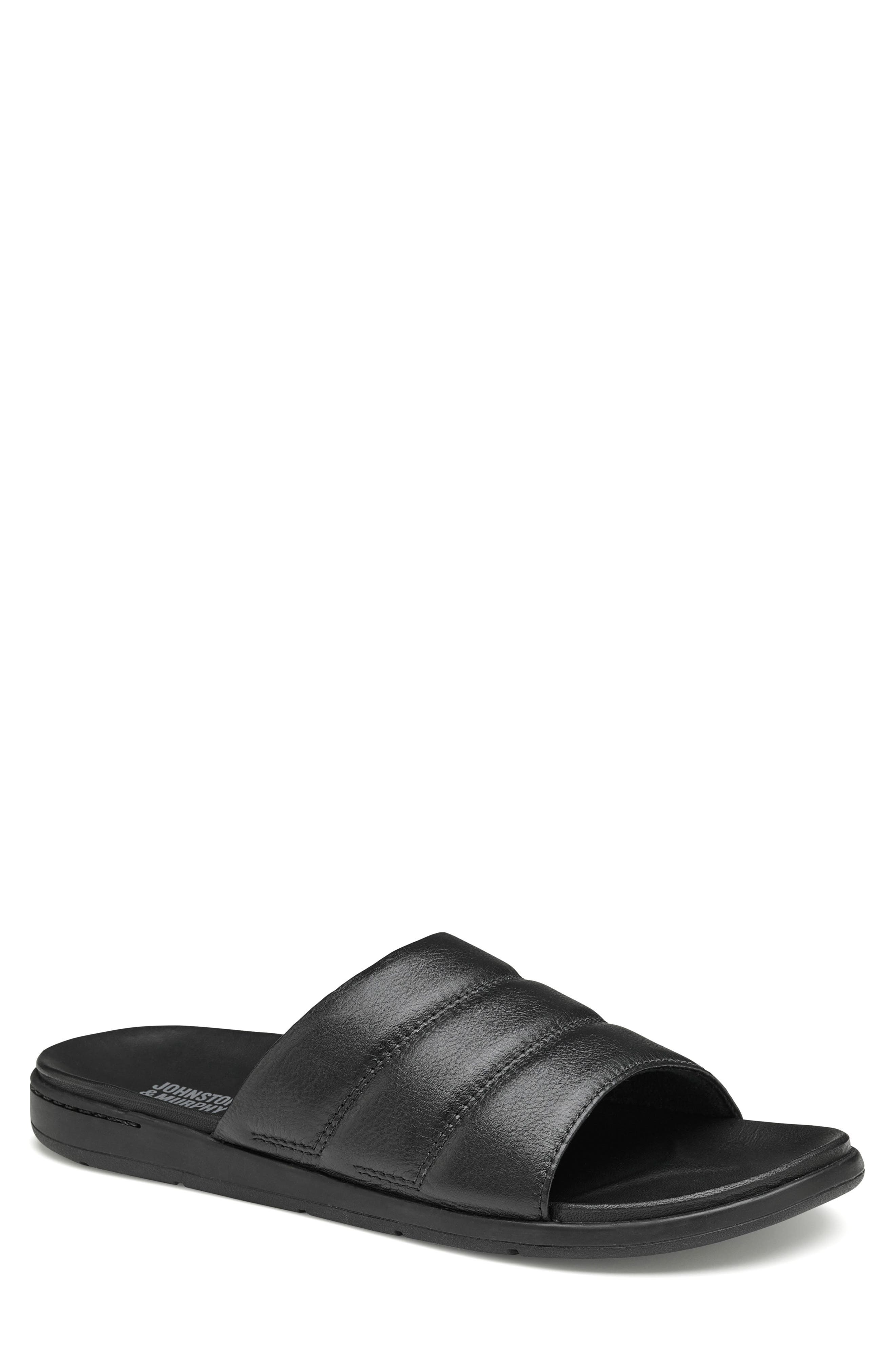 Johnston & Murphy Branson Slide Sandal, Main, color, 