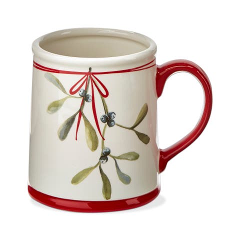 Kisses Under The Mistletoe Ceramic Mug Christmas Drinkware