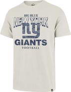 '47 Men's '47  Natural New York Giants Head On Scrum Slub T-Shirt