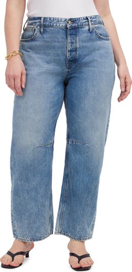 Madewell The Darted Barrel Leg Jeans | Nordstrom