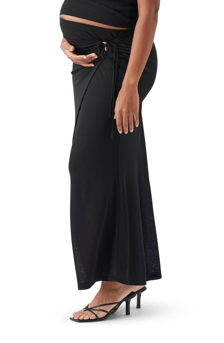 Ripe Maternity Rhi Mock Wrap Skirt, Alternate, color, 