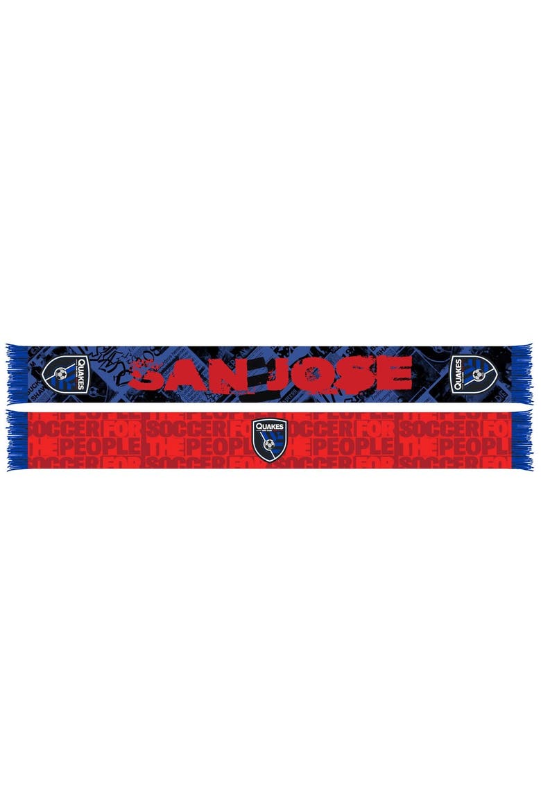 San Jose Earthquakes 2025 Jersey Hook Scarf, Main, color, Red