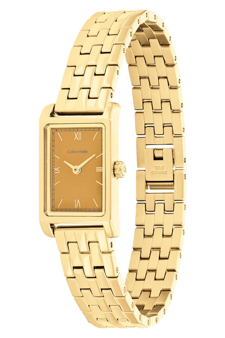 CK Light Bracelet Watch, 16mm, Alternate, color, AMBER