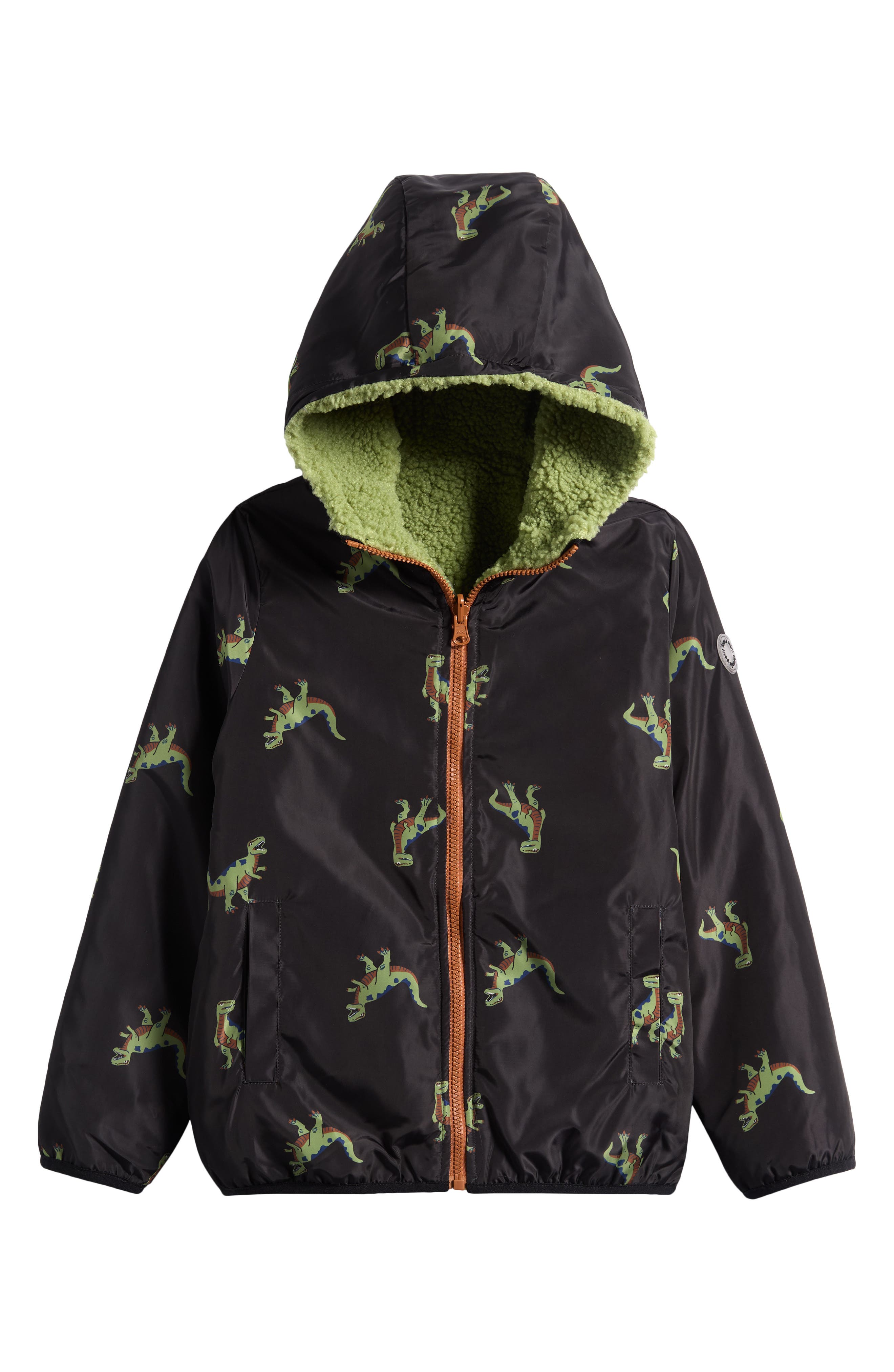Kids' Reversible Water Resistant Hooded Jacket