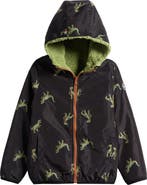 Petit Lem’s Mini Threads Kids' Reversible Water Resistant Hooded Jacket