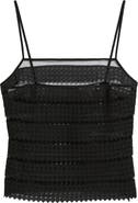 FRAME The Lattice Crochet Camisole