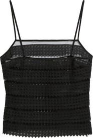 FRAME The Lattice Crochet Camisole
