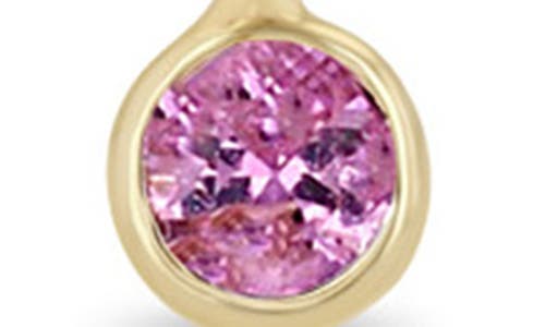 Zoë Chicco Bezel Set Pink Sapphire Charm