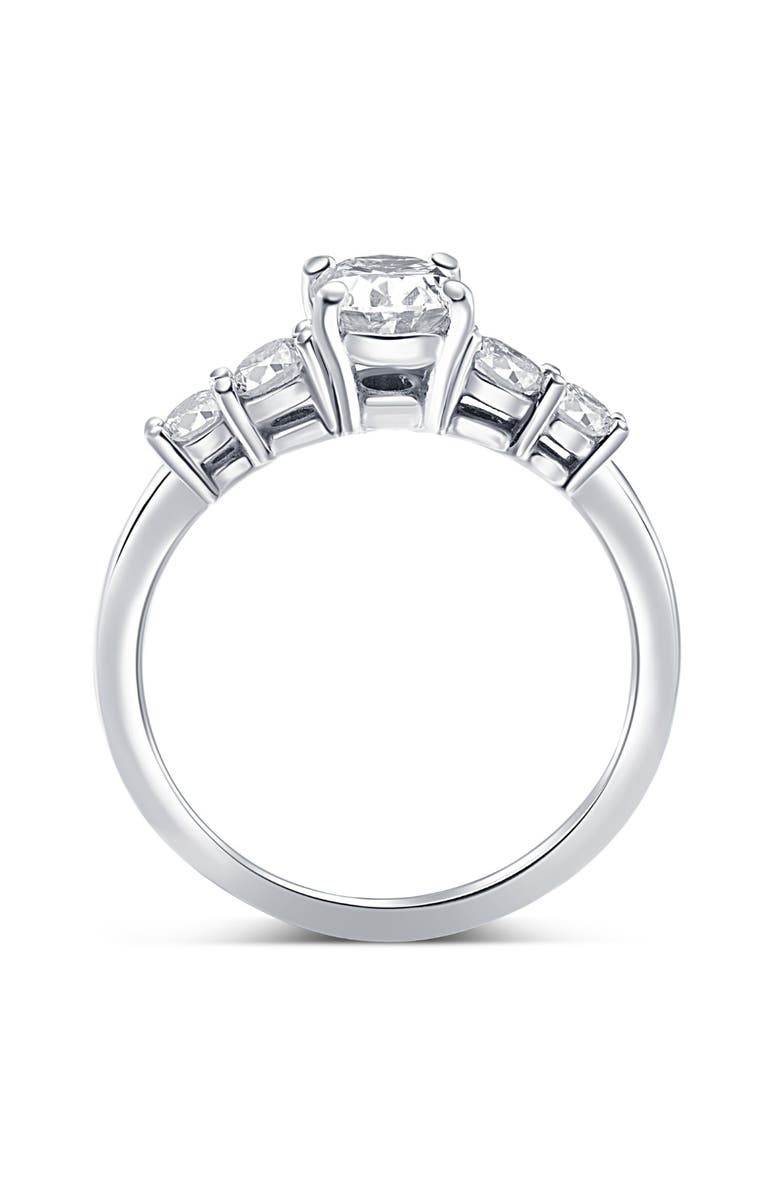 Bliss Diamond 1 1/2Ct TW Oval Cut Engagement Ring 14k Gold Lab Grown, Alternate, color, 14K White Gold