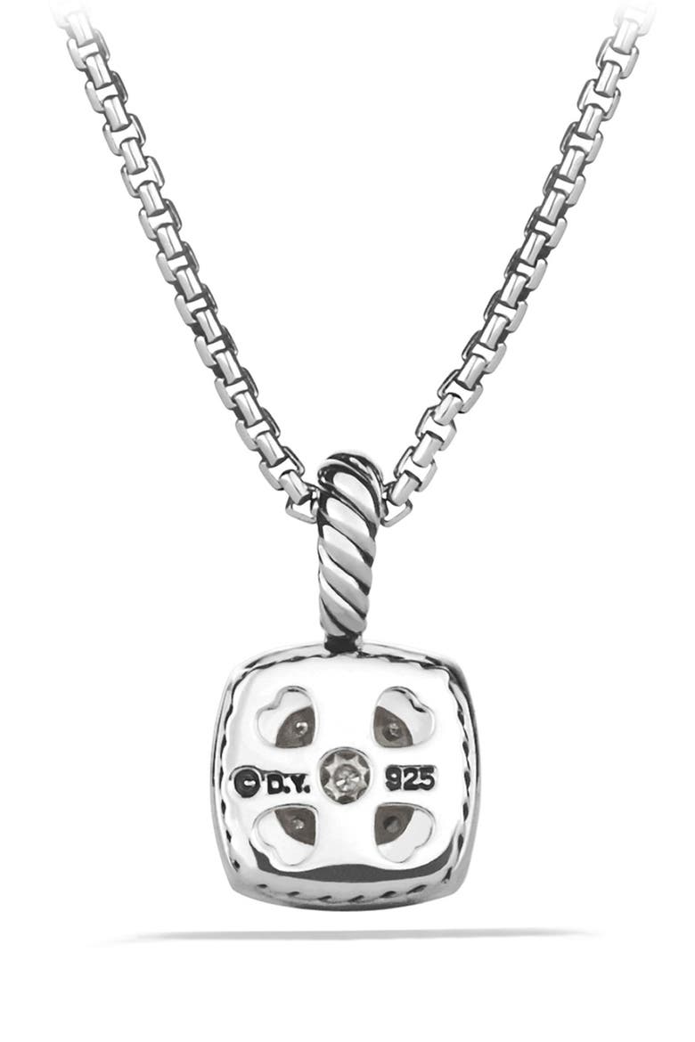 Albion Petite Pendant Necklace with Diamonds, Alternate, color, DIAMOND