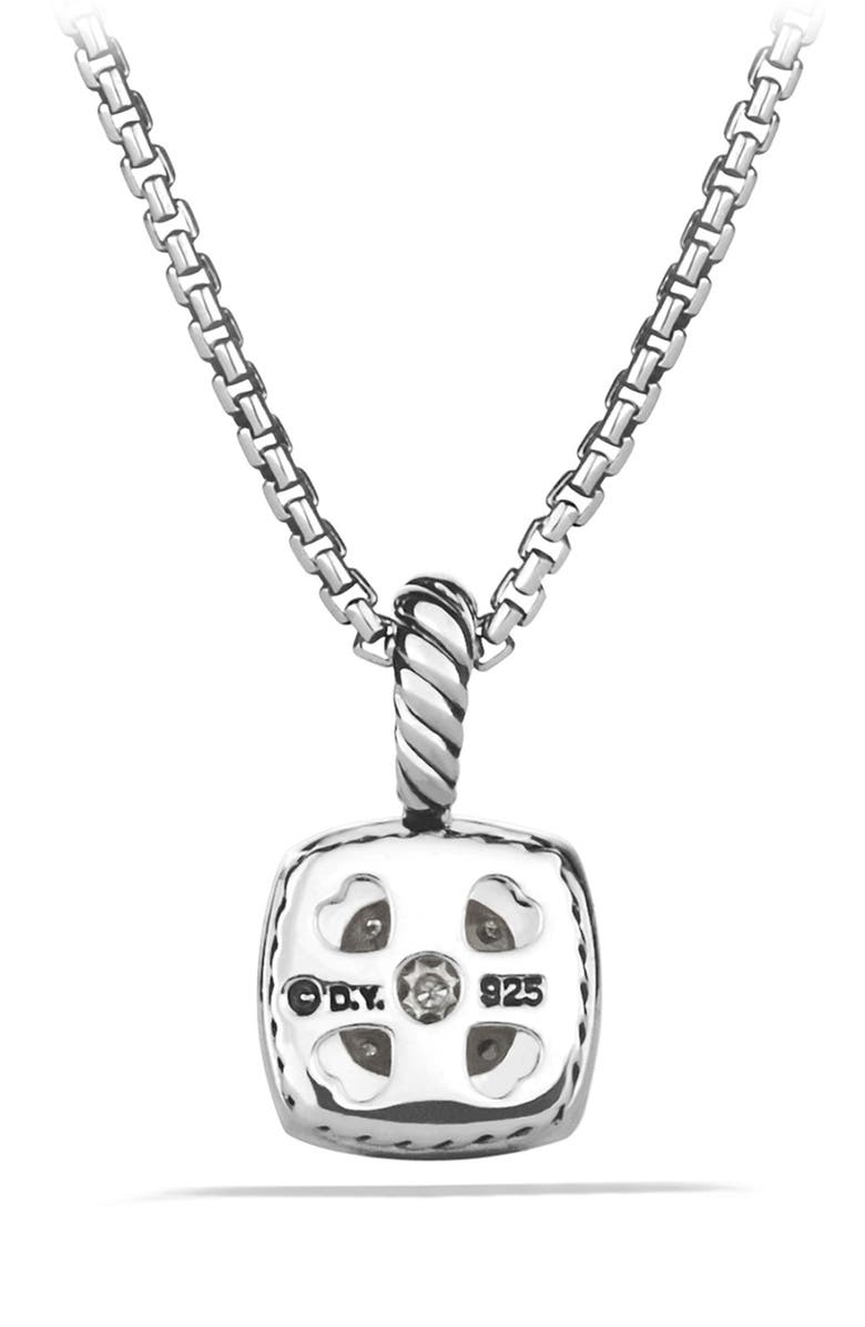 David Yurman Albion Petite Pendant Necklace with Diamonds, Alternate, color, 
