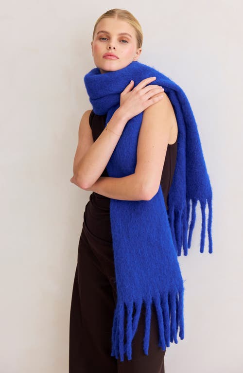 Arctic Fox & Co. Arctic Fox & Co The Reykjavik Fringe Scarf In Blue