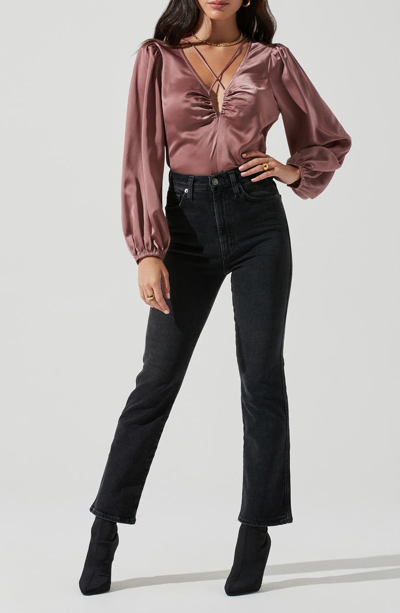 ASTR the Label Keyhole Cutout Top, Alternate, color,