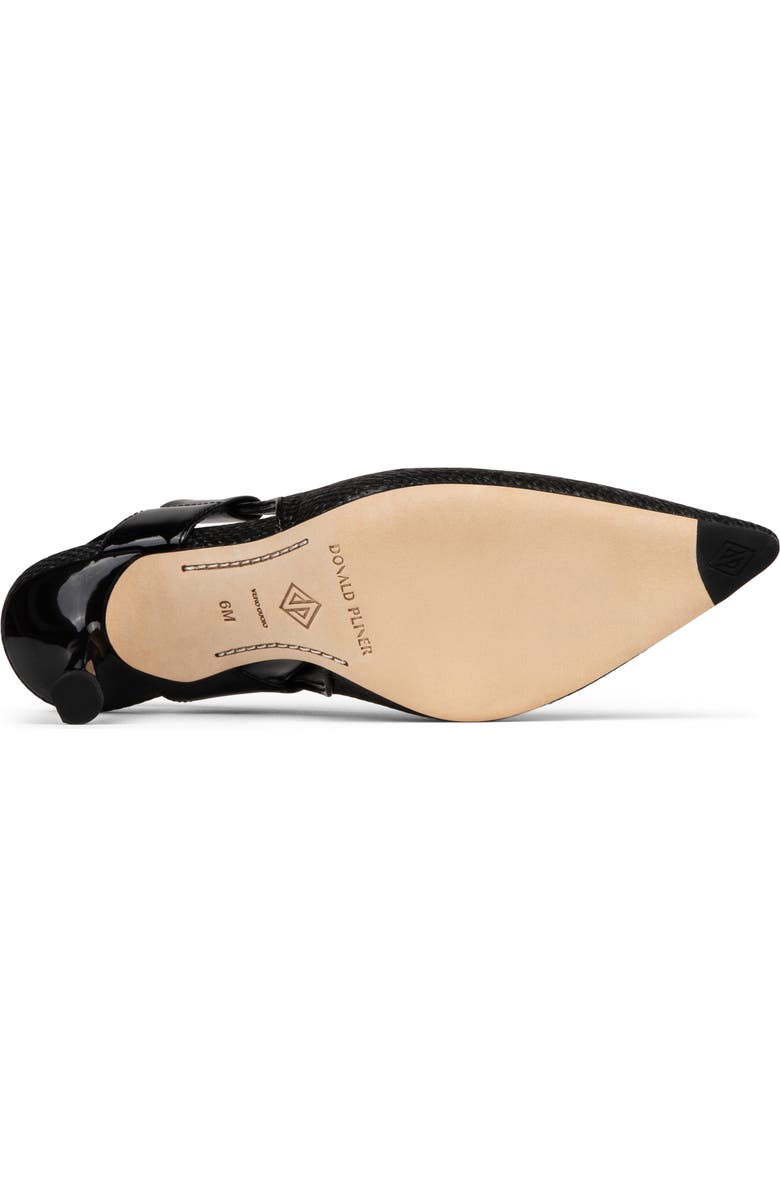 Donald Pliner Elliemay Pointed Toe Slingback Pump, Alternate, color, Black