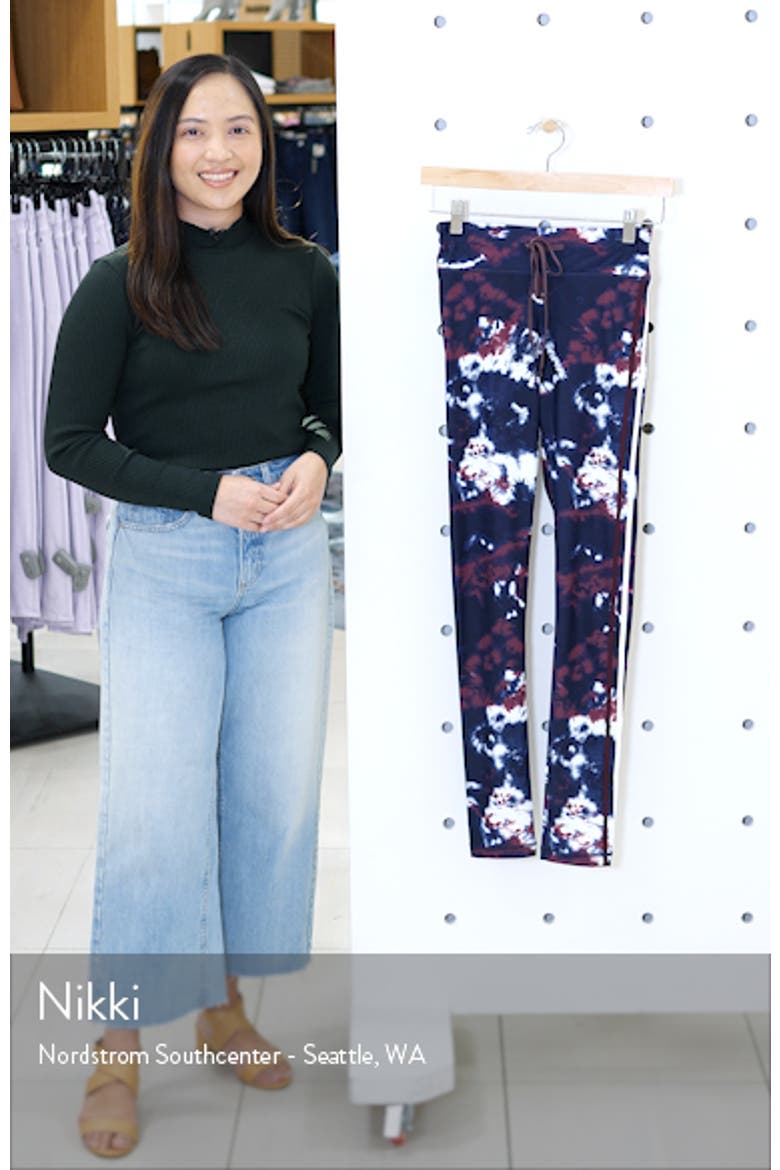Royal Tie Dye Yoga Pants video