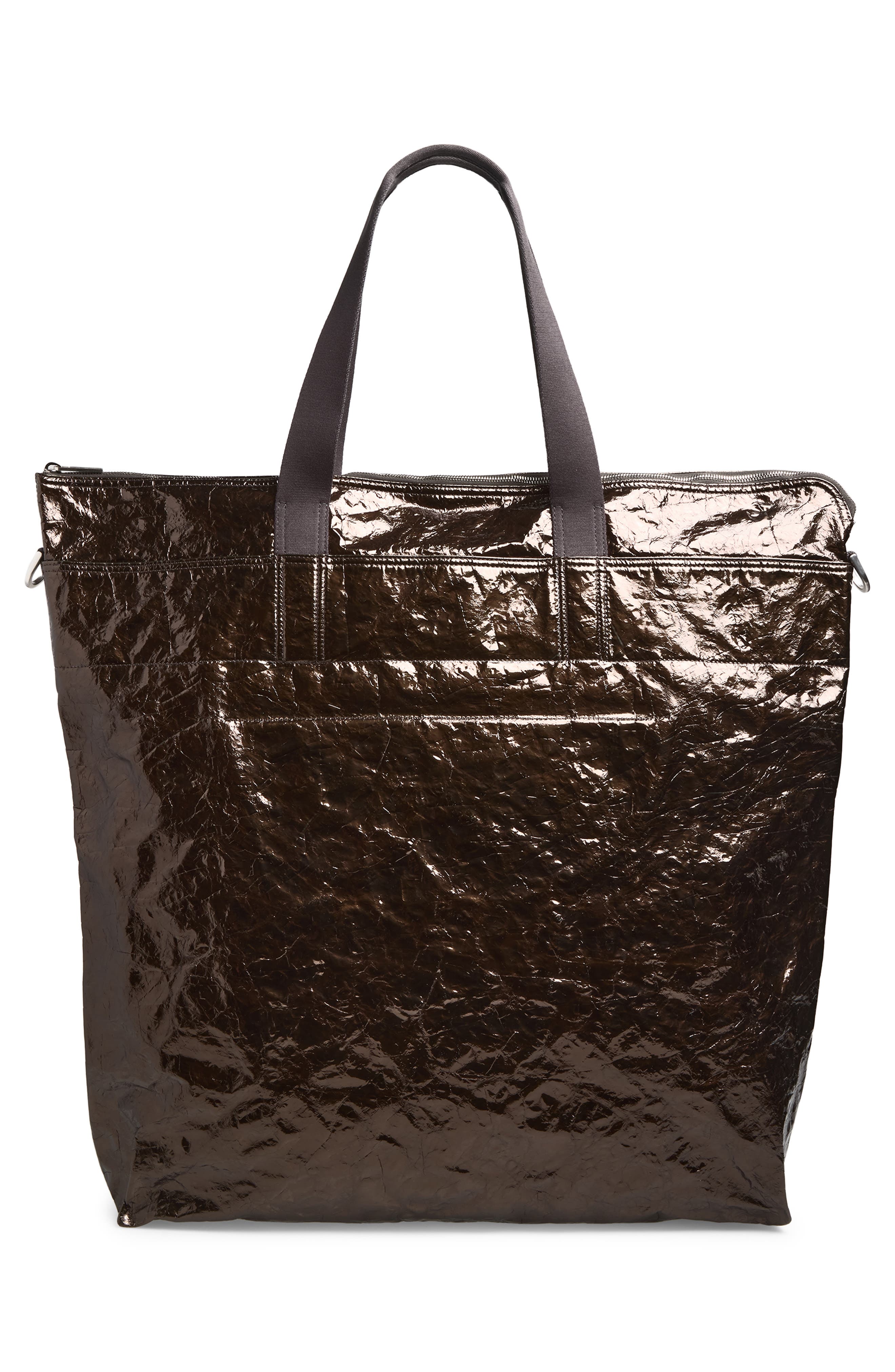 Rick Owens Large Messenger Tote, Alternate, color, Dark Dust/ Dust