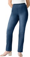 Roaman's Plus Size Comfort Stretch Straight Leg Jean