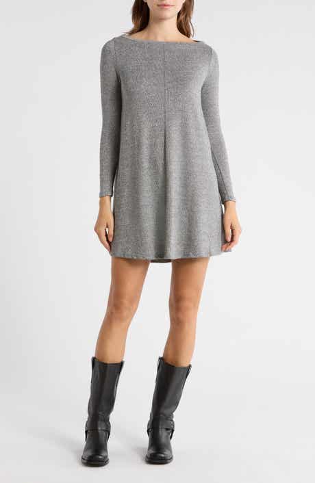 GO COUTURE Long Sleeve Sweater Dress