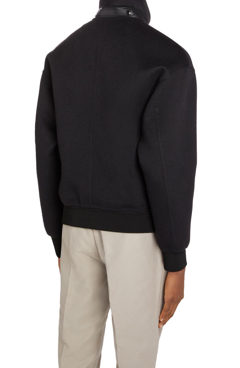 TOM FORD Funnel Neck Camel Hair Jacket, Alternate, color,