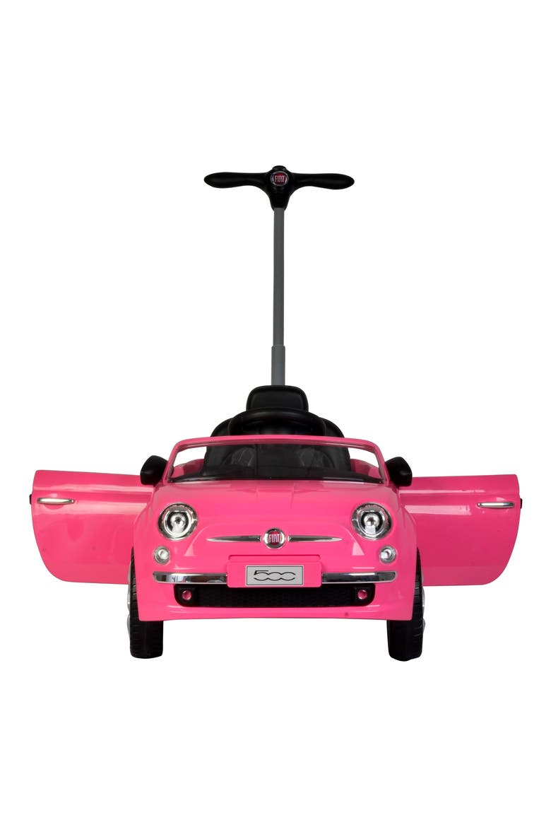 Fiat 500 Push Car, Alternate, color, PINK