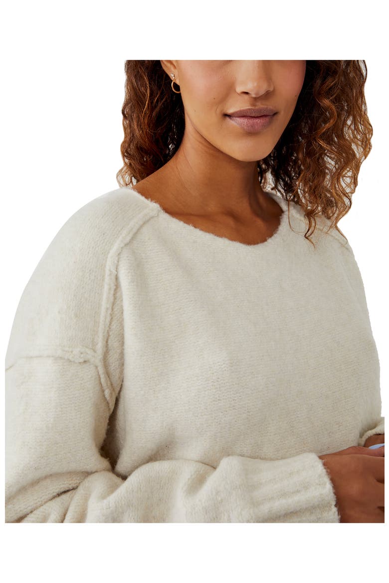 Care Eastwood Tunic Sweater, Alternate, color, OATMEAL HEATHER