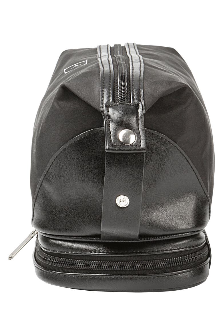Monogram Toiletry Bag, Alternate, color, BLACK