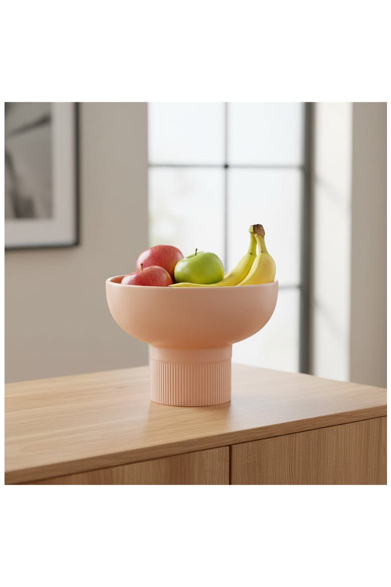 Tip Top Small Ceramic Dinnerware Bowl, Alternate, color, LIGHT PINK