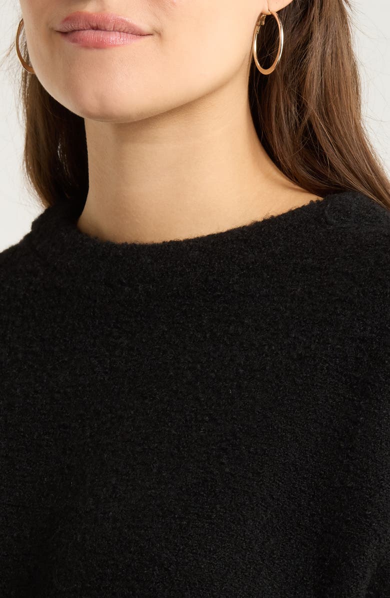Wit & Wisdom Dolman Sleeve Sweater, Alternate, color, Black