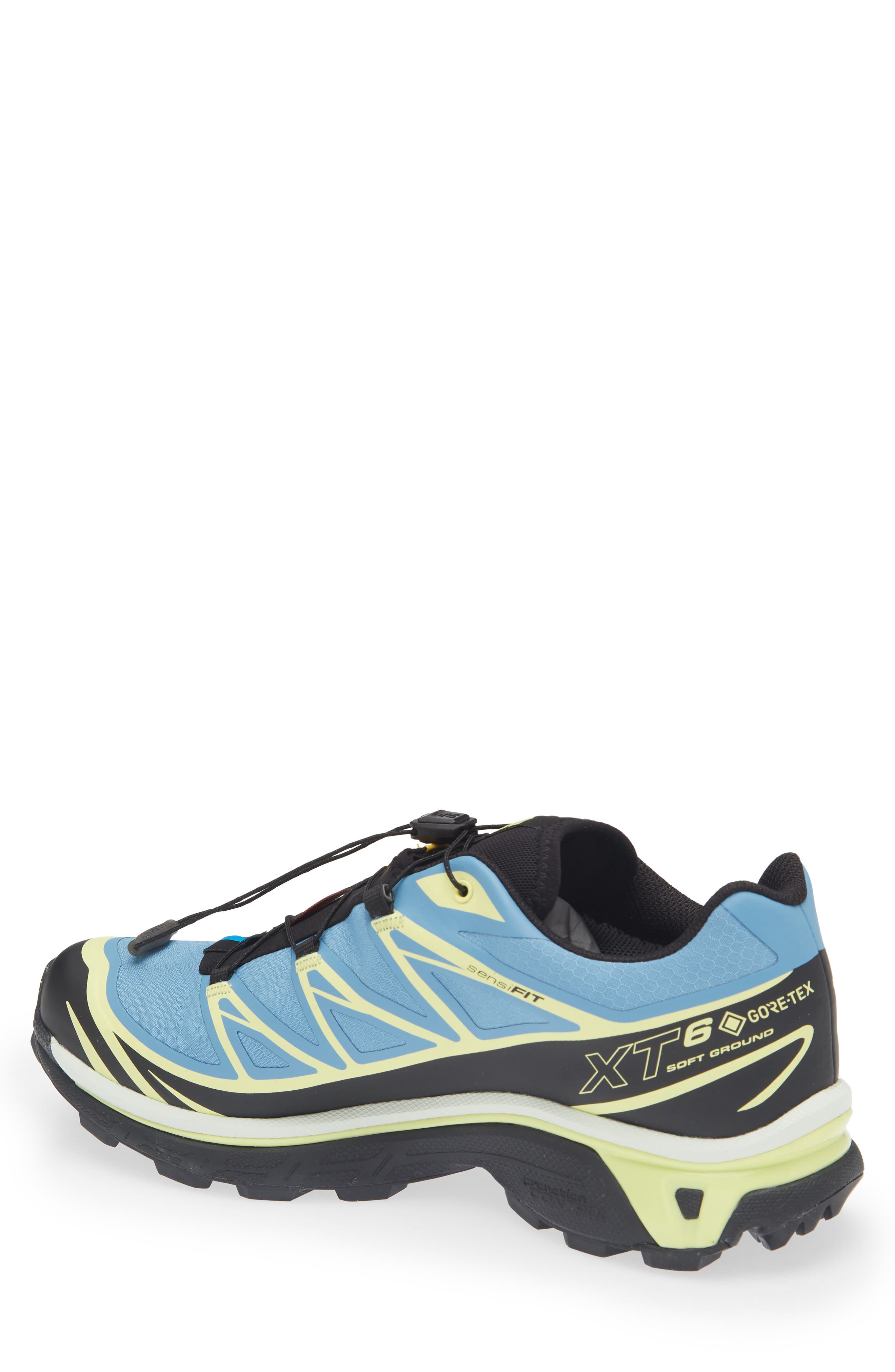 Salomon XT-6 Gore-Tex<sup>®</sup> Waterproof Sneaker, Alternate, color, Niagara/ Sunny Lime/ Black