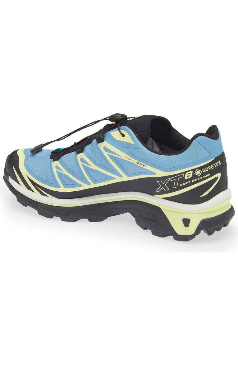 Salomon XT-6 Gore-Tex<sup>®</sup> Waterproof Sneaker, Alternate, color, Niagara/ Sunny Lime/ Black