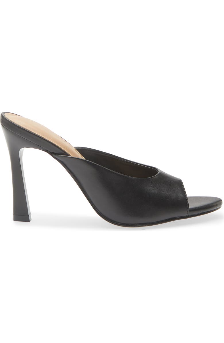 Bottero Peeptoe Slide Sandal, Alternate, color, Preto
